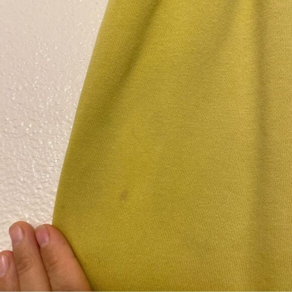 Under Armour UA The Rock Terry yellow pull on drawstring cotton sweat shorts M - Picture 5 of 13